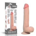 Dildo Dong de doble capa con piel deslizante de 9''