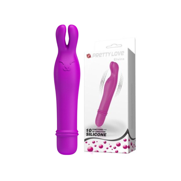 Mini Conejito Vibrador Elvira Pretty Love.