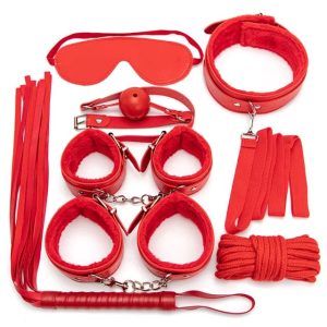 Kit Rojo BDSM 7Pzs