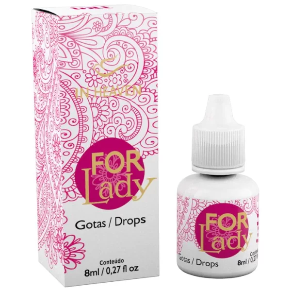 Excitante Femenino For Lady 8ml sabor Frutos Rojos.